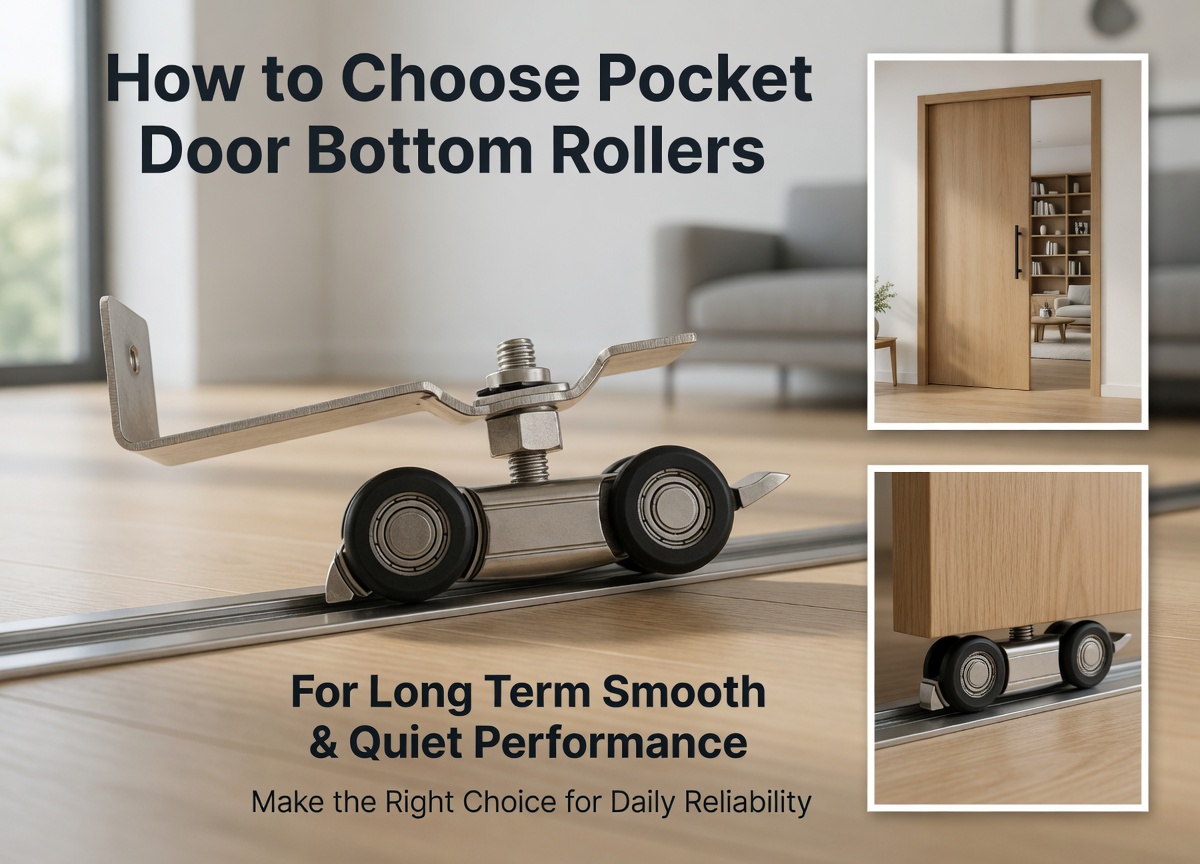  Comment choisir les rouleaux inférieurs de porte escamotable pour une utilisation à long terme