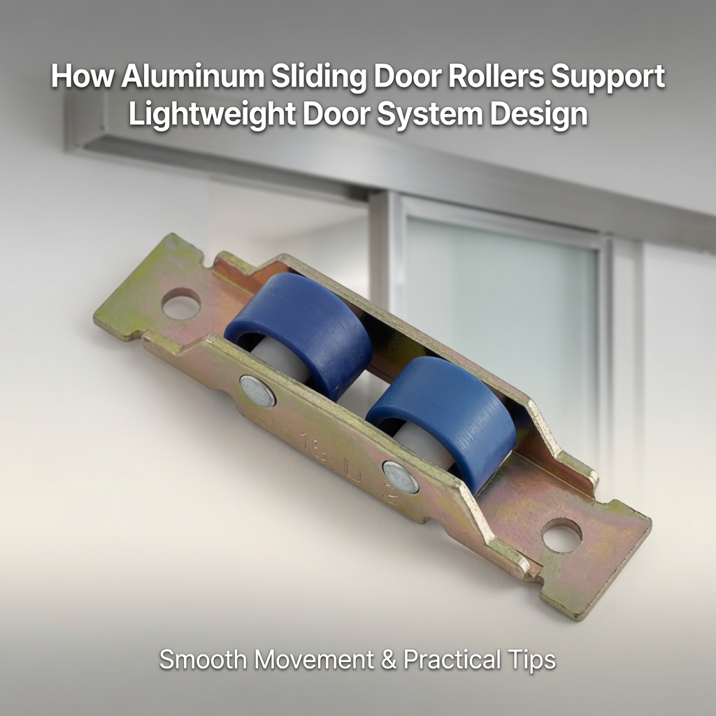  Comment les rouleaux de porte coulissante en aluminium soutiennent la conception de systèmes de portes légères