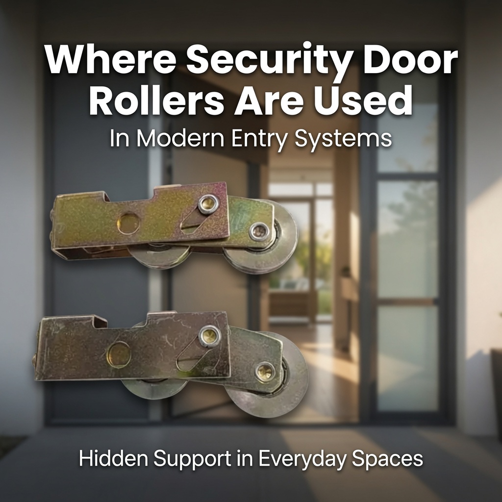  Où les rouleaux de porte de sécurité sont utilisés dans les systèmes d'entrée modernes