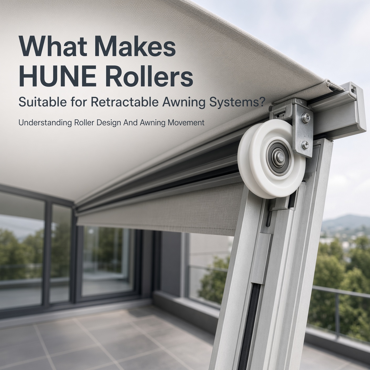  Qu'est-ce qui rend les rouleaux HUNE adaptés aux systèmes d'auvents rétractables