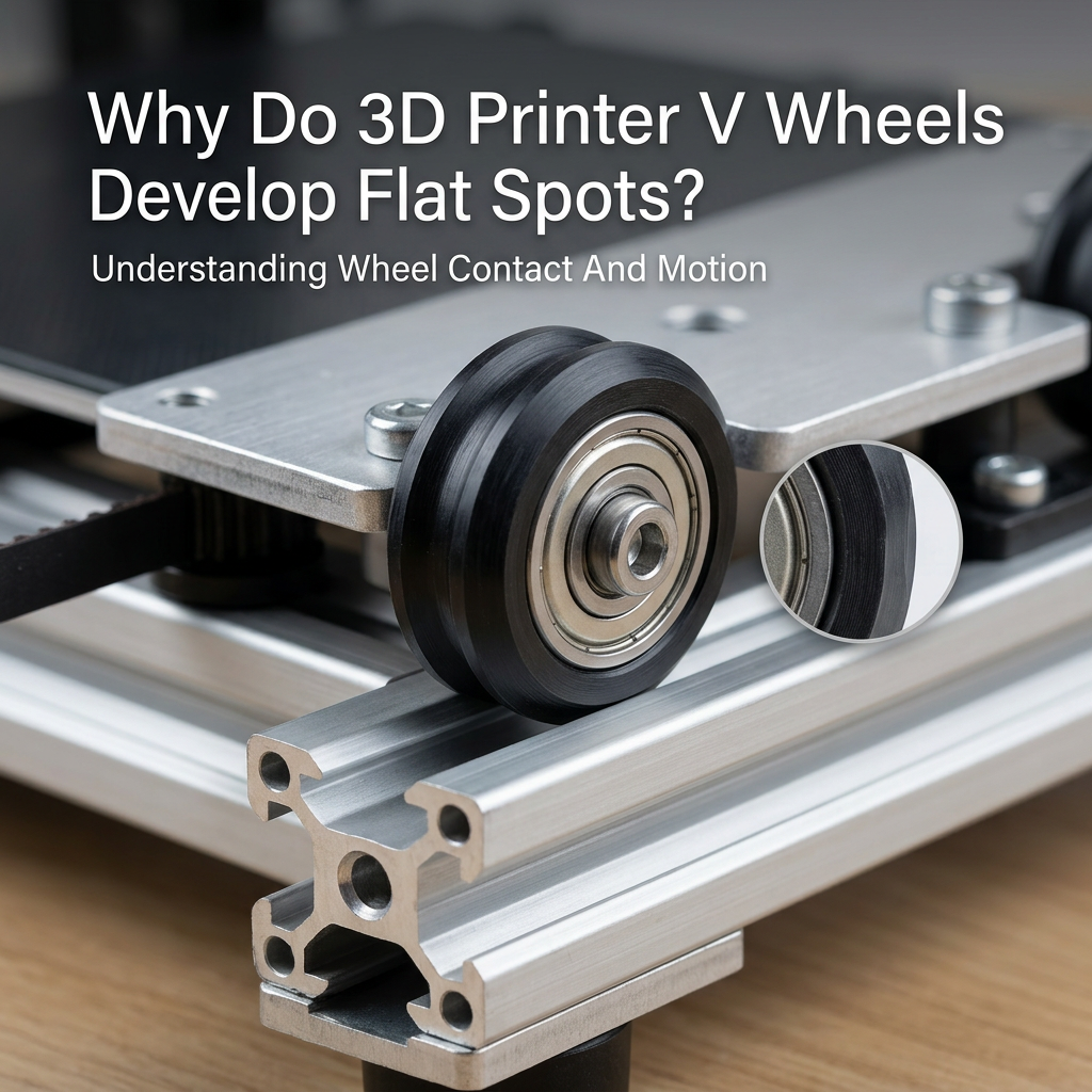  Pourquoi les roues V de l'imprimante 3D développent-elles des points plats